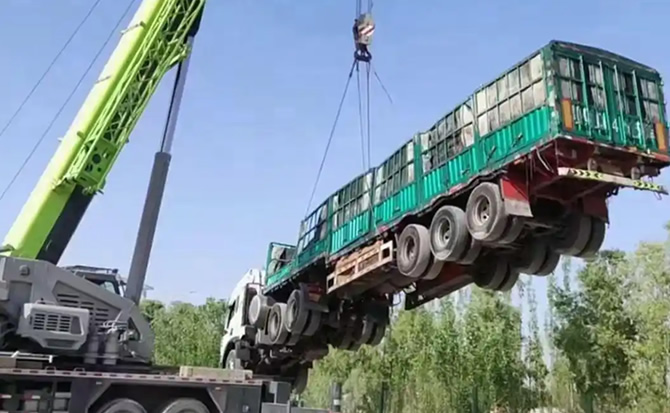 通辽道路脱困救援案例